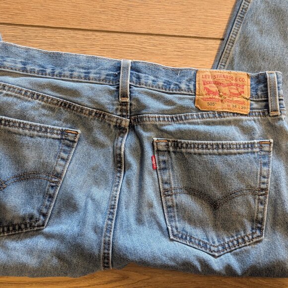 Vintage Levi’s 505 Straight Leg Jeans – W34 L29 - Picture 6 of 8